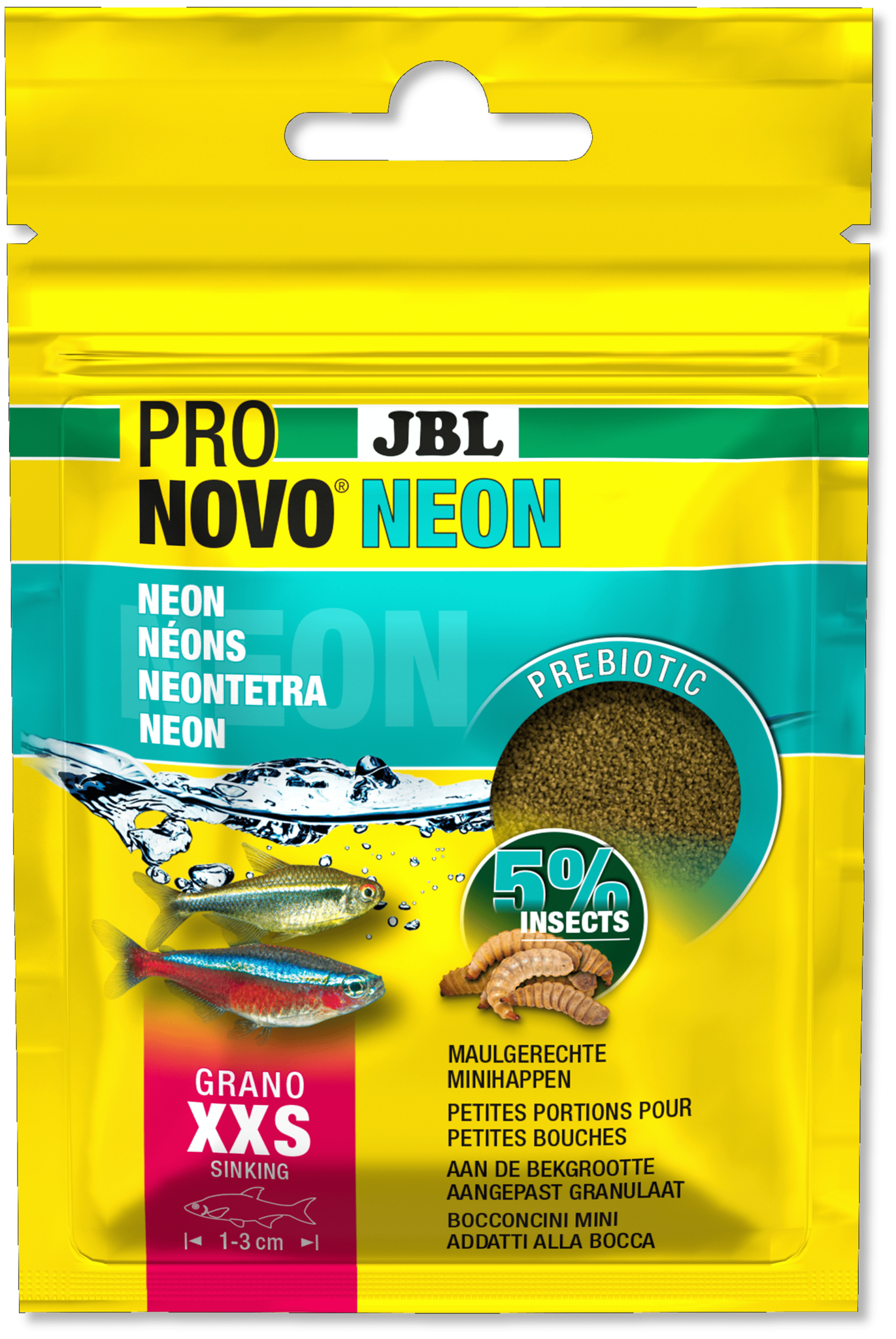 JBL Pronovo Neon Grano XXS 20ml | Zinkend granulaatvoer
