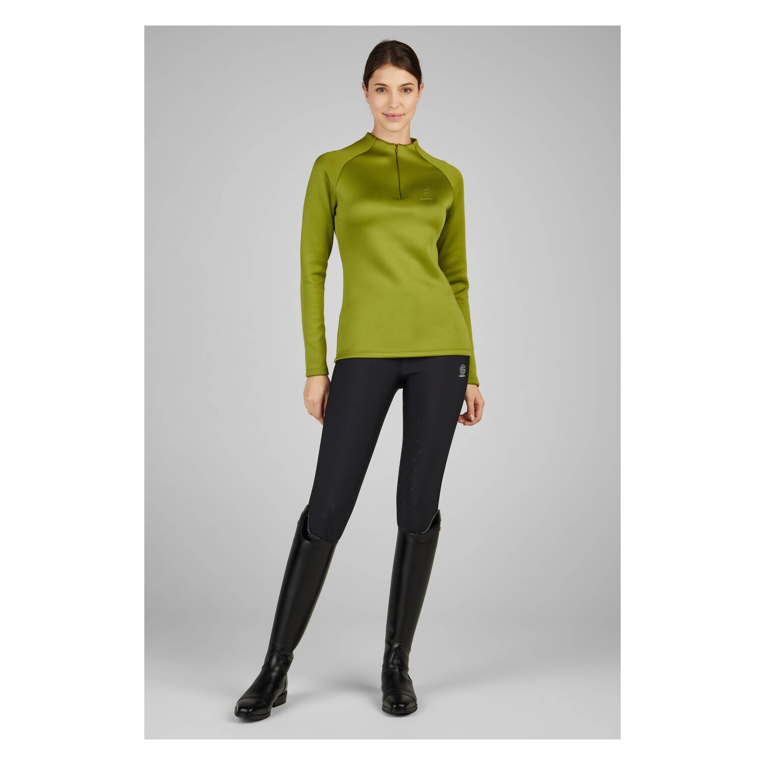 ESKADRON Platinum Half Zip-Shirt Platinum  - moss green