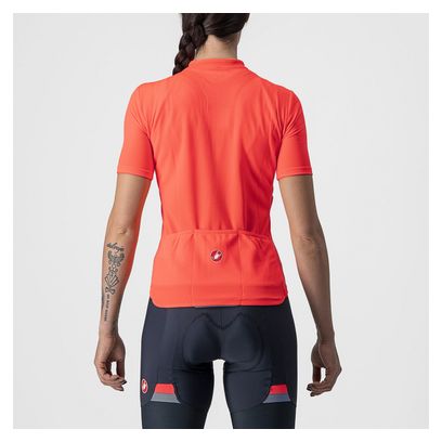 Maillot Manches Courtes Femme Castelli Anima 3 Rose / Bleu