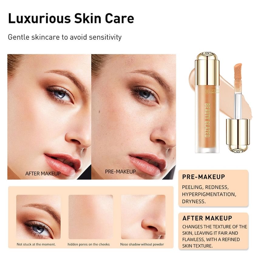 BEAUTY GLAZED - Vloeibare concealer - 5 tinten