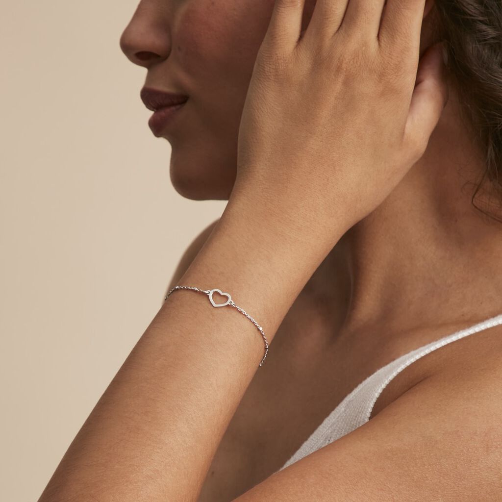 Bracelet Ayelet Argent Blanc
