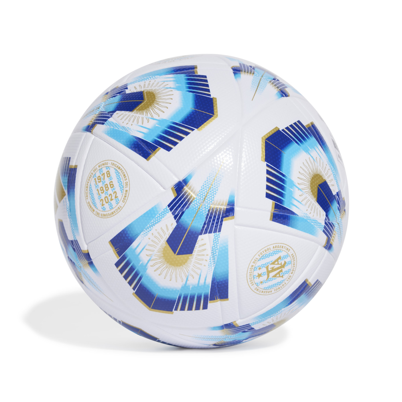 Adidas Argentinië League Voetbal Maat 5 Wit Blauw Goud