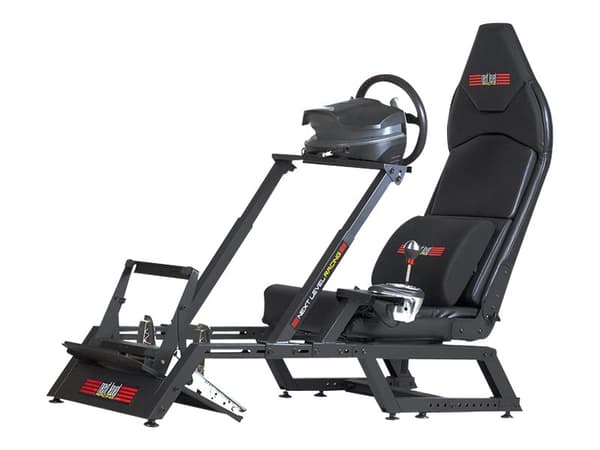 Next Level Racing F-GT - Kappløpsimulatorcockpit - matt svart