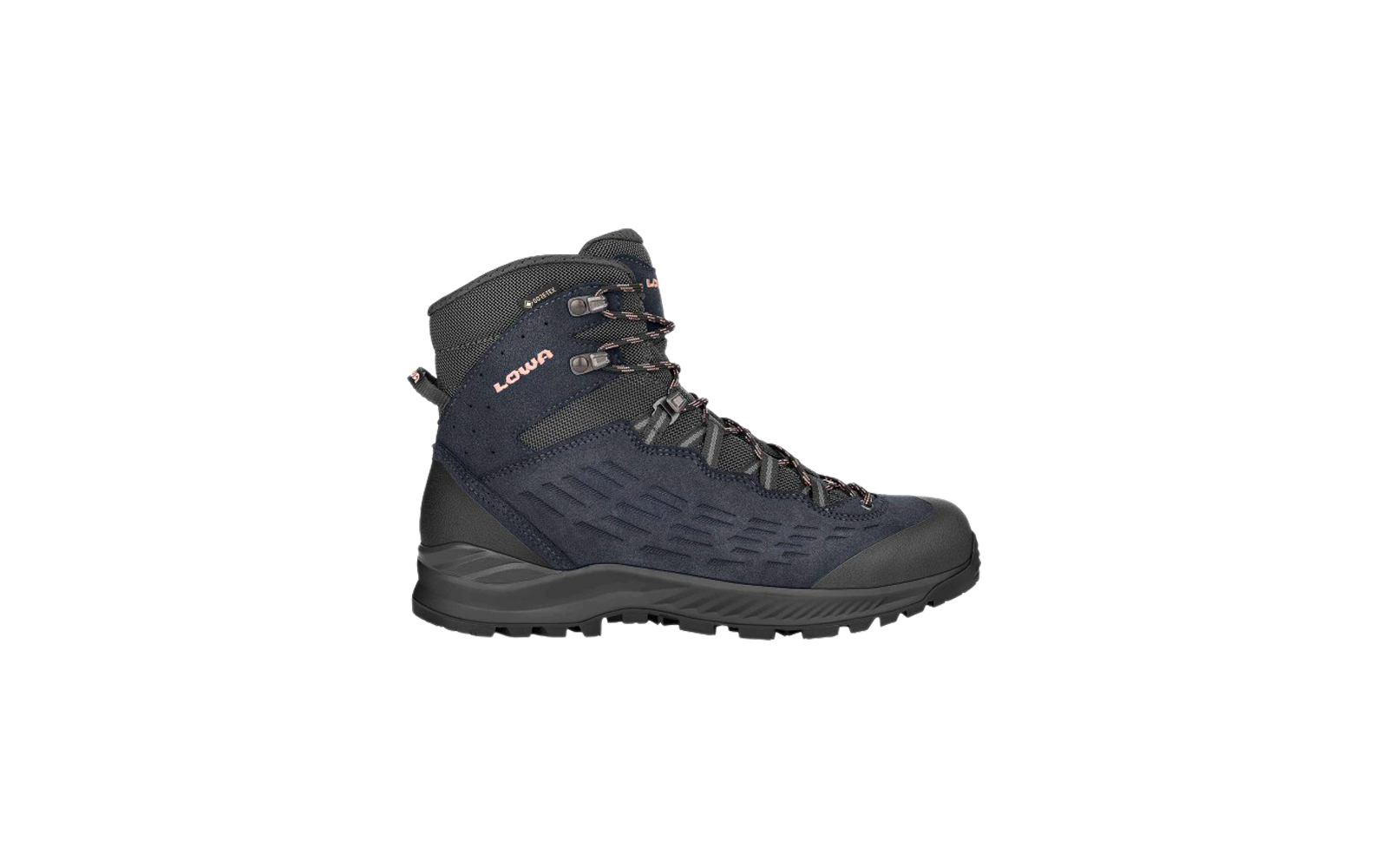 Lowa Explorer II GTX Mid Damen Wanderschuhe navy/rose