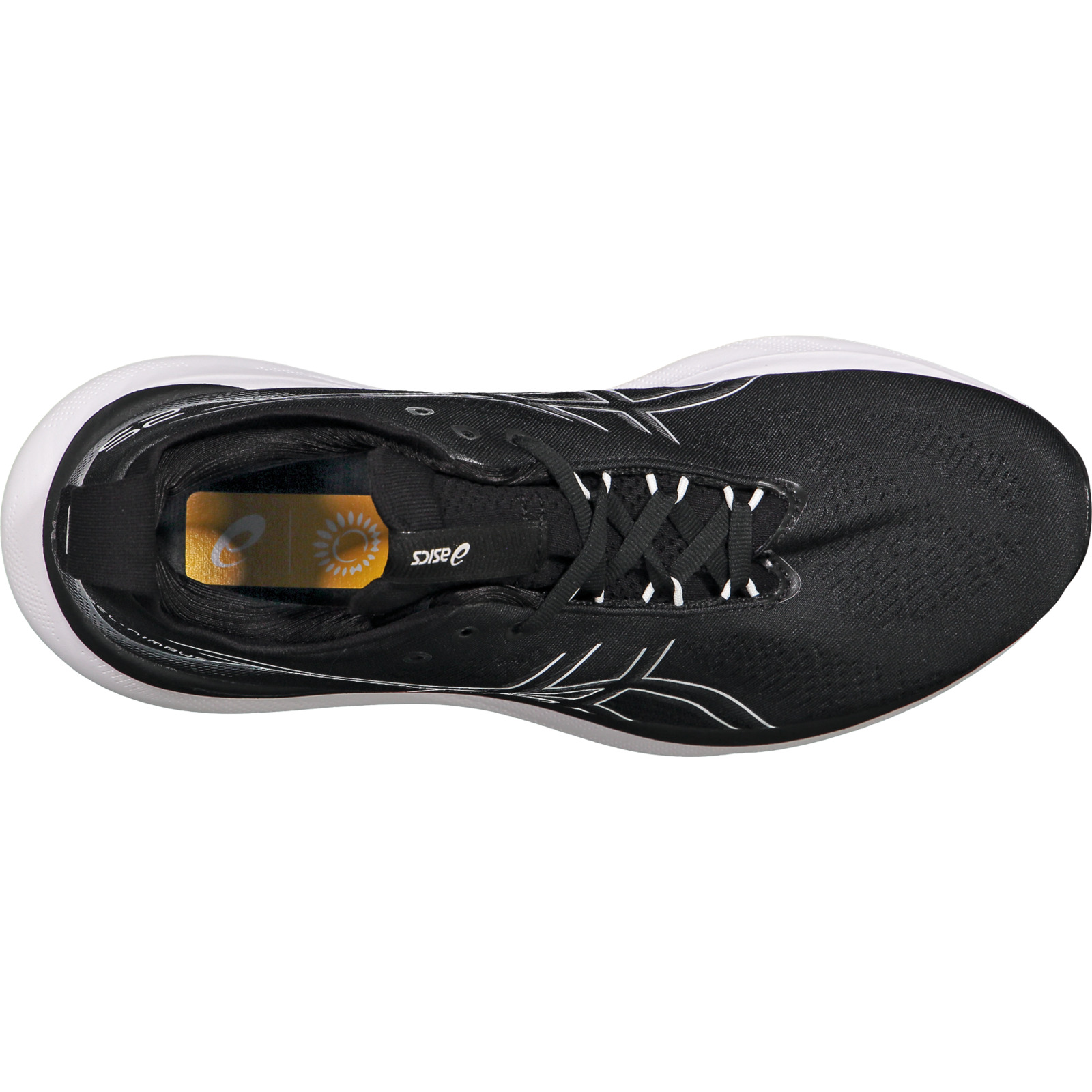 Asics Herren-Laufschuh Gel Nimbus 25 schwarz, 45