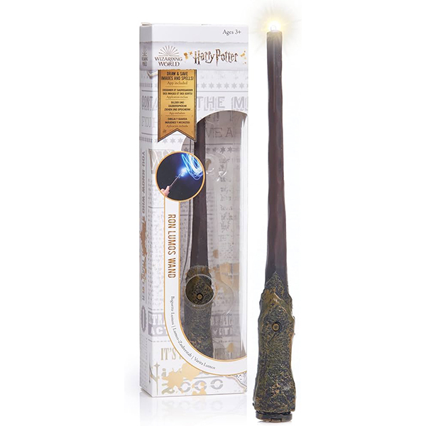 Harry Potter - Lumos Zauberstab Motto Party Zubehör LED Leucht Magierstab (inkl. Batterien) Lizenziert - Assortiert