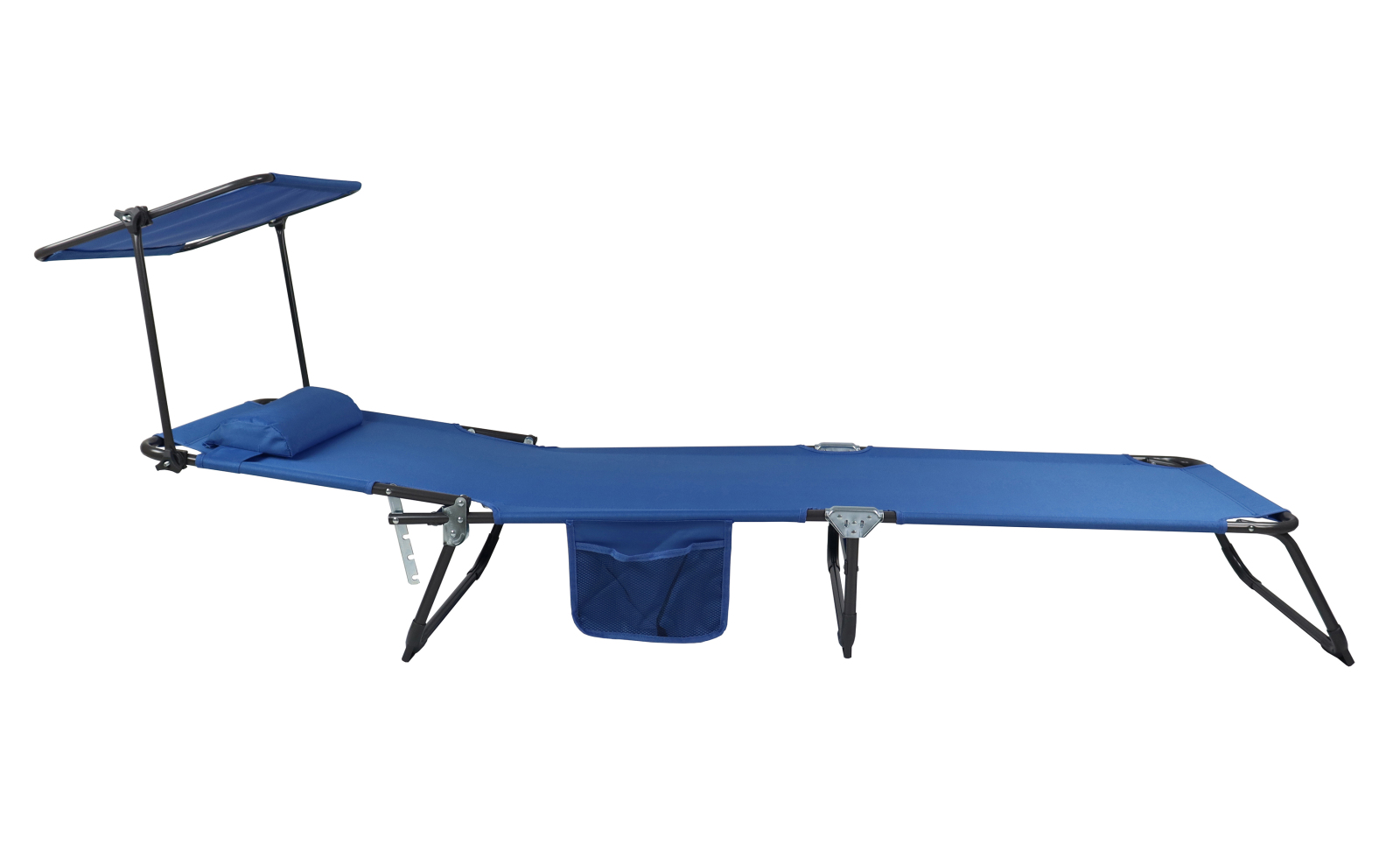 Gartenliege BINDOX L - blau - Stahl