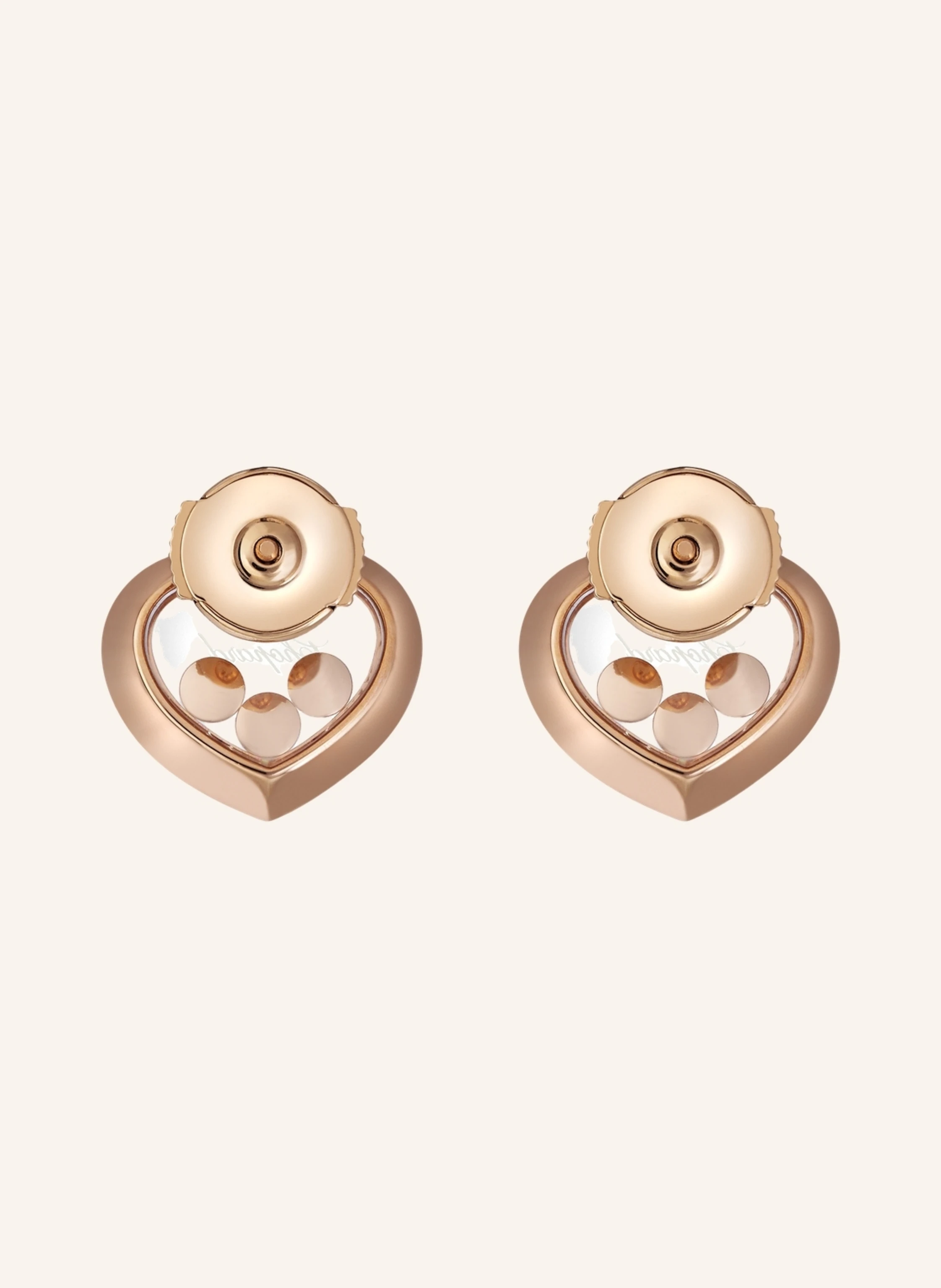 Chopard Ohrring HAPPY DIAMONDS ICONS Ohrringe aus 18 Karat Roségold und Diamanten