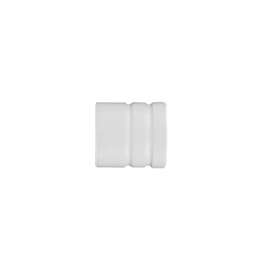 Lot de 2 embouts bois bouchon blanc D 20mm