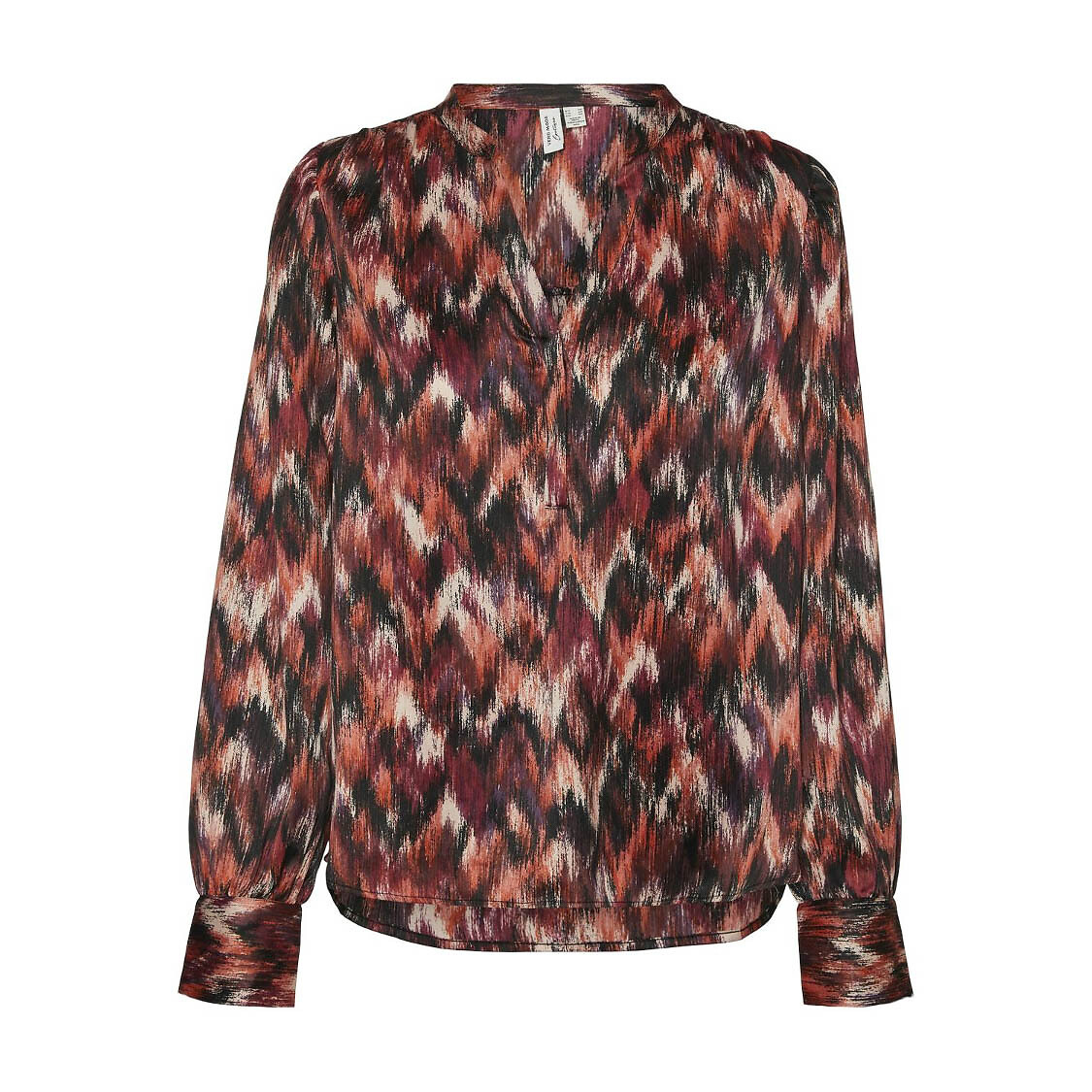 VERO MODA<br>Blusa estampada com decote em V