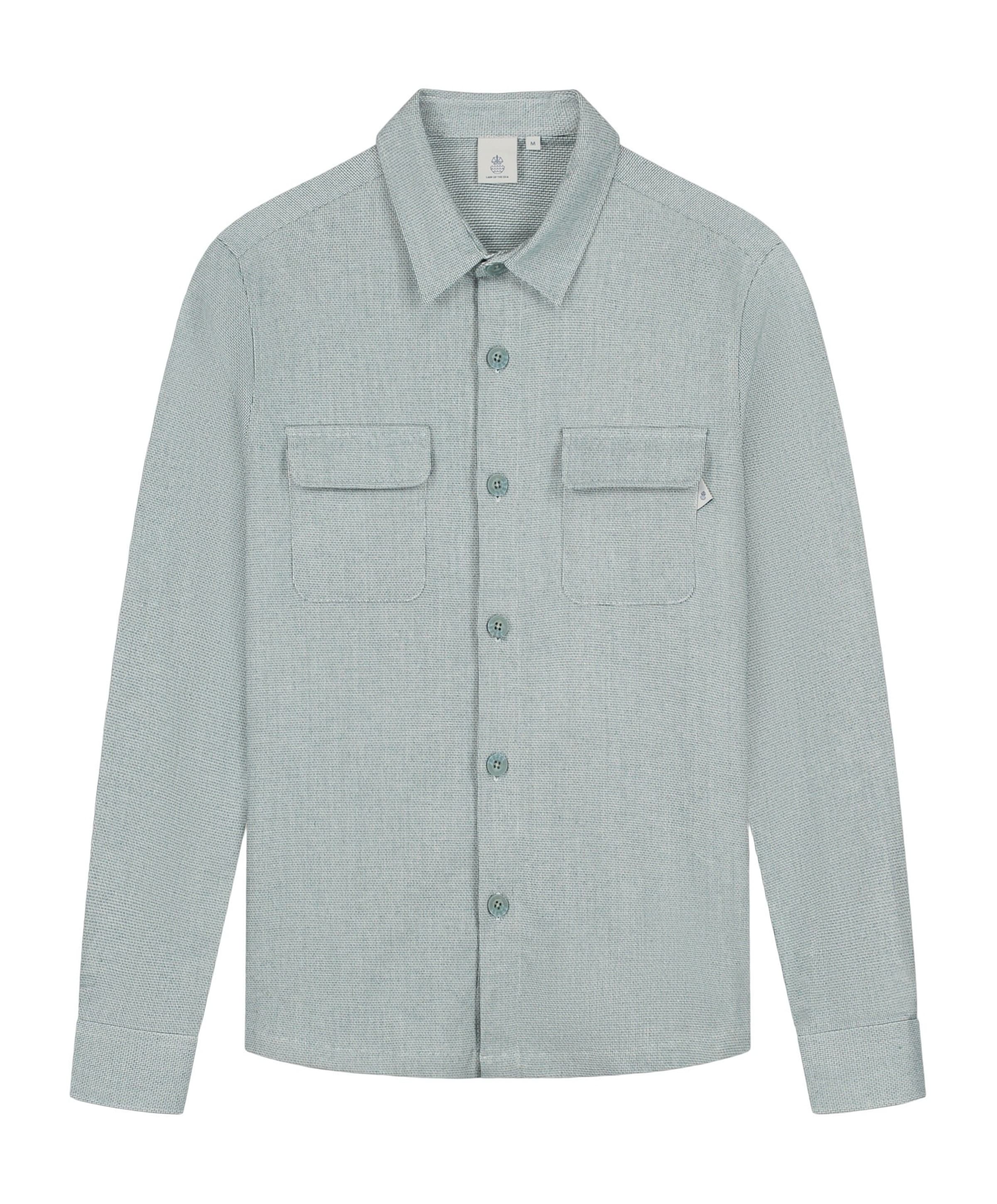 Law of the Sea Heren overshirt groen