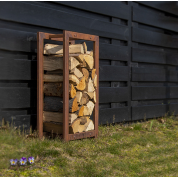 Fancy Flames houtopslag roest M