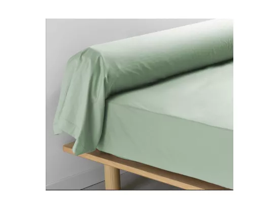 Taie De Traversin 85x185 Cm Percale Sauge