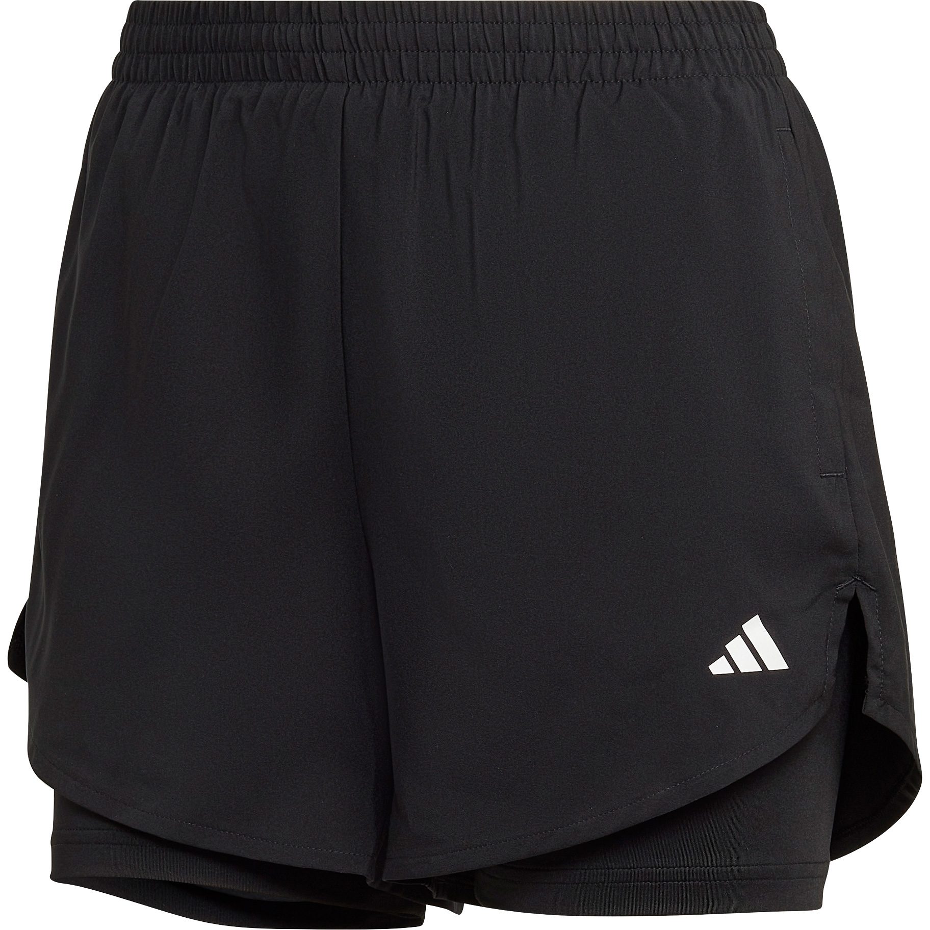 adidas Aeroready Made for Training Minimal 2in1 Shorts Damen schwarz