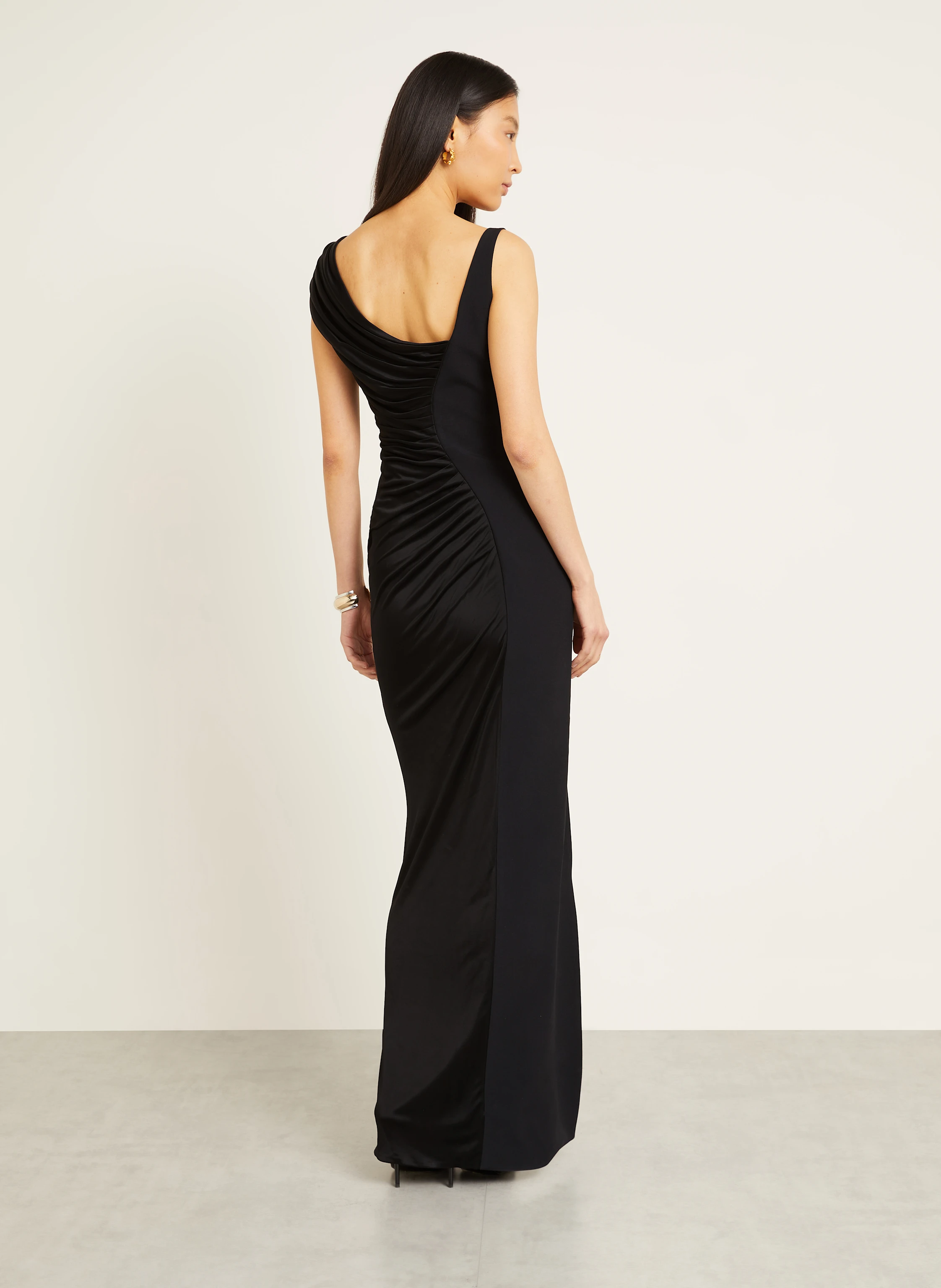 VERSACE Kleid im Materialmix