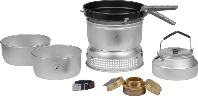 Trangia 25-4 Sturmkocher mit Primus Gasbrenner Gaskookstel (grijs)