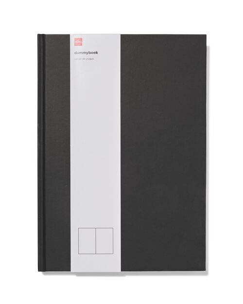 carnet vierge A4 noir