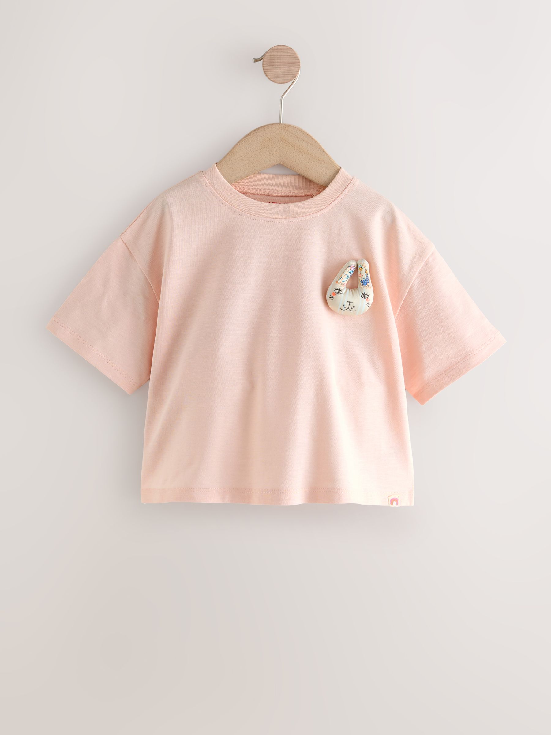 Roze met konijnen - T-Shirts 4 Pack (3mths-7yrs)