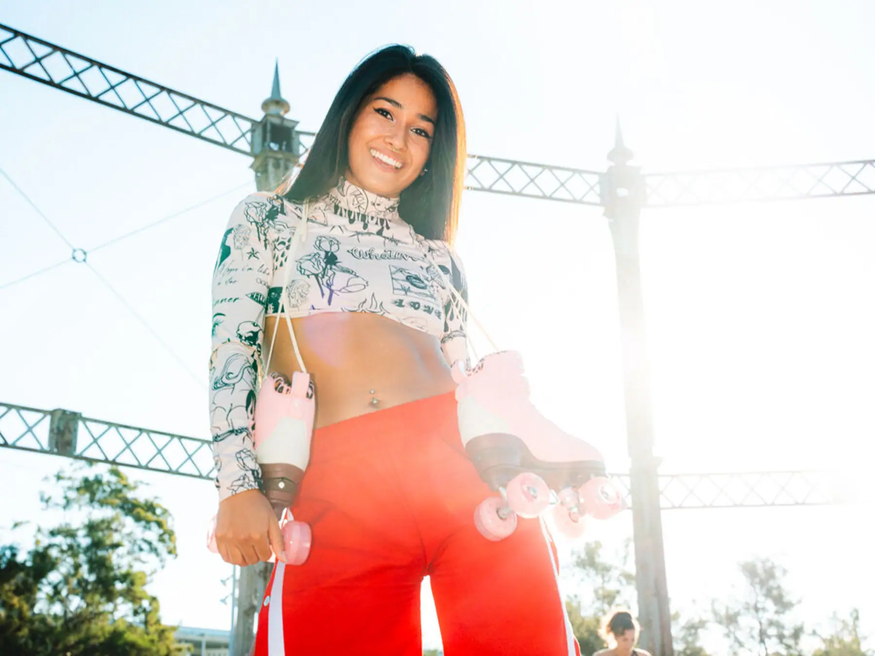 Chaya Miyu Pink Leopard Side-by-side Rulleskøjter | SkatePro