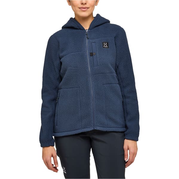 Veste polaire HAGLÖFS HAGLOFS MALUNG PILE HOOD WOMEN TARN BLUE