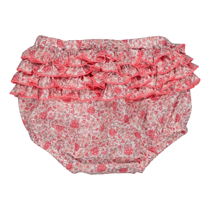 Petite Lucette Bloomer Coton Bio Fleuri Dan | Rose