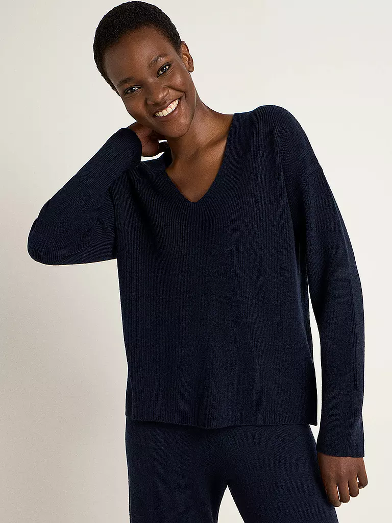 LANIUS Pullover dunkelblau