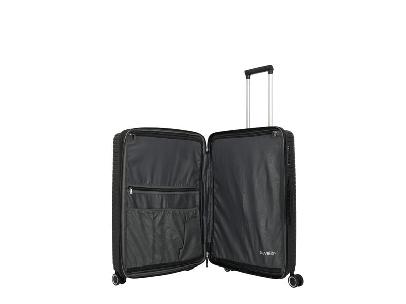 travelite Reisekoffer ORBITA Trolley, M Limone Der kompakte Begleiter für bunte Reisen