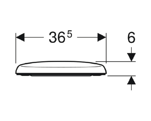 GEBERIT toiletzitting Renova Nieuw wit 573010