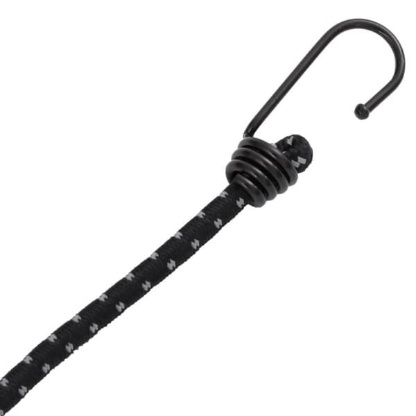 vidaXL Strikksnorer med refleksstrimler og kroker 10 stk 46 cm
