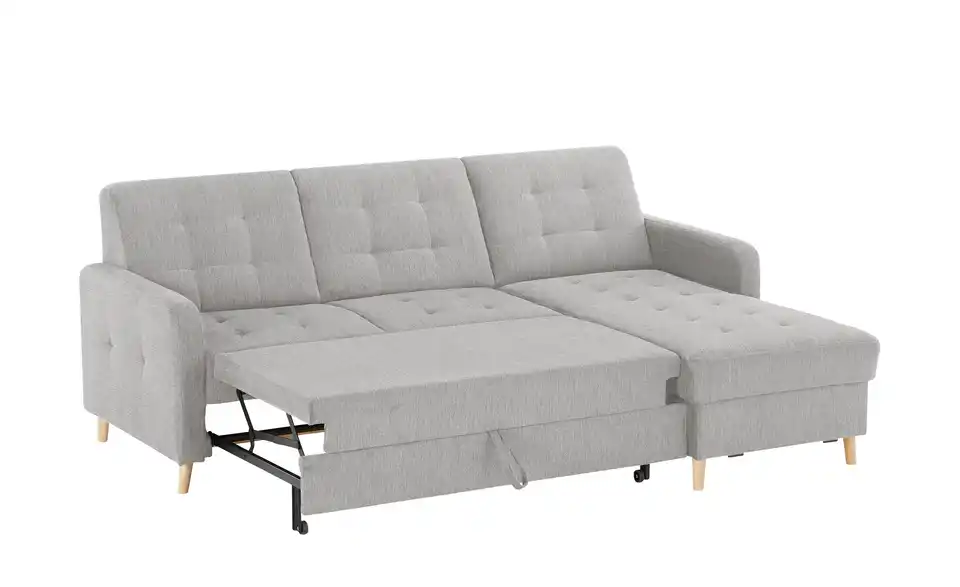 Ecksofa Venus Grau, Steingrau rechts