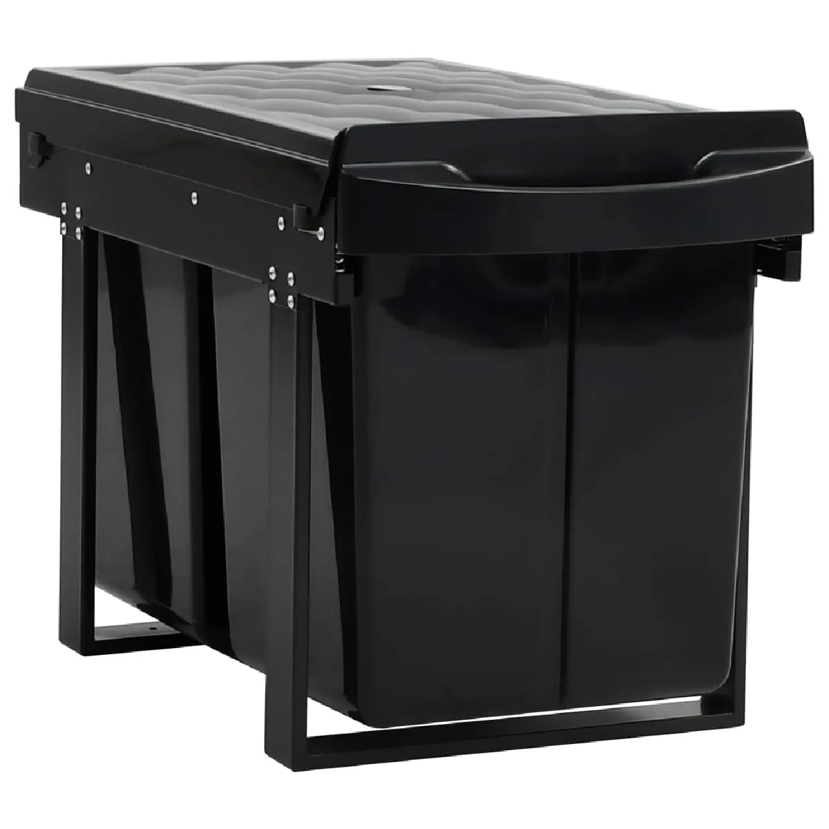 vidaXL Poubelle amovible cuisine 48 L