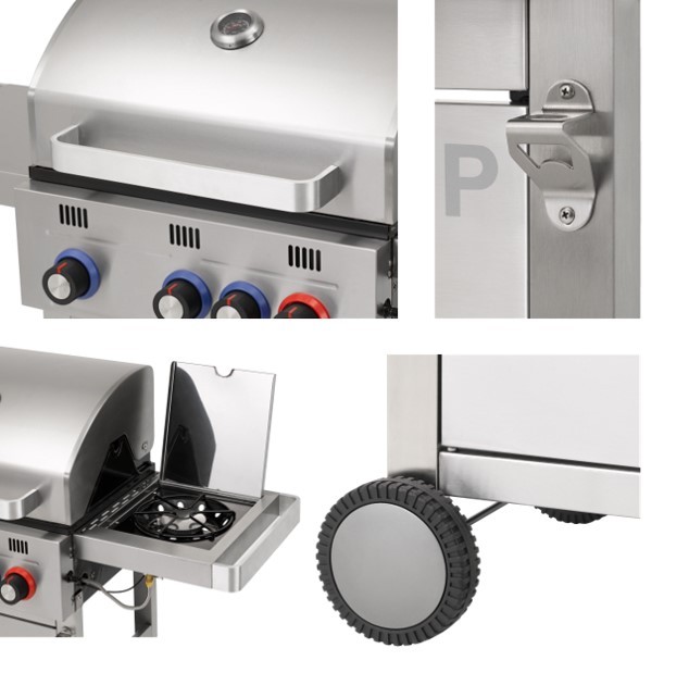 TEPRO Gasgrill WELLINGTON 3 - Edelstahl - 3187