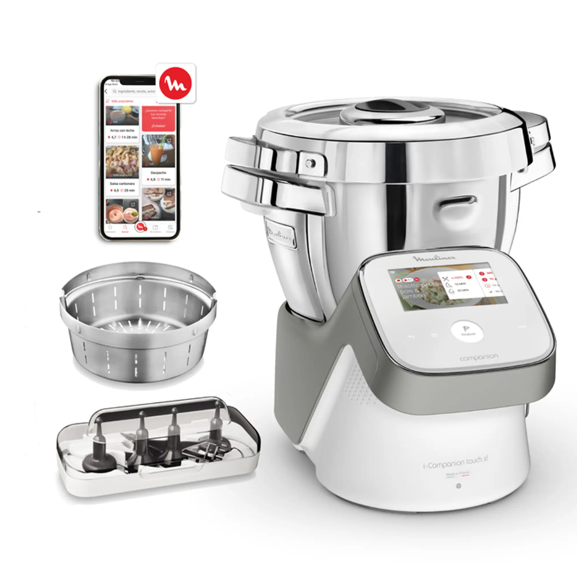 Robot cuiseur multifonction connecté I-Companion Touch XL