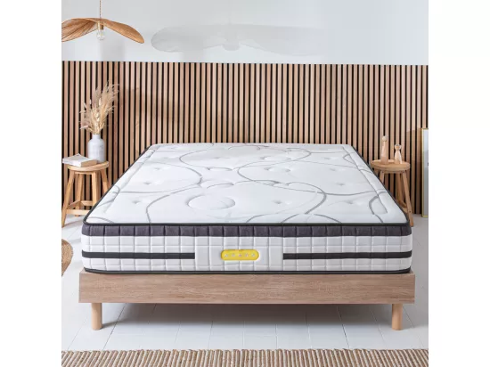 Matelas Concorde Ressorts ensachés Accueil mémoire de forme Ferme - 26cm - 180X200cm
