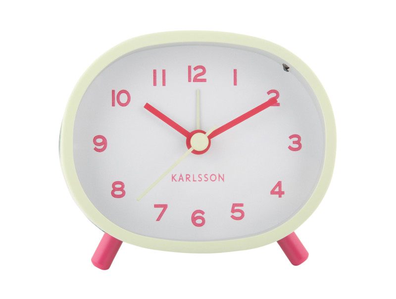 Alarm Clock Cheeky Oval KA6025LB Soft blue