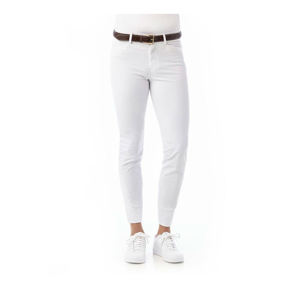 Equitheme GEORG - Pantalon siliconé Homme blanc