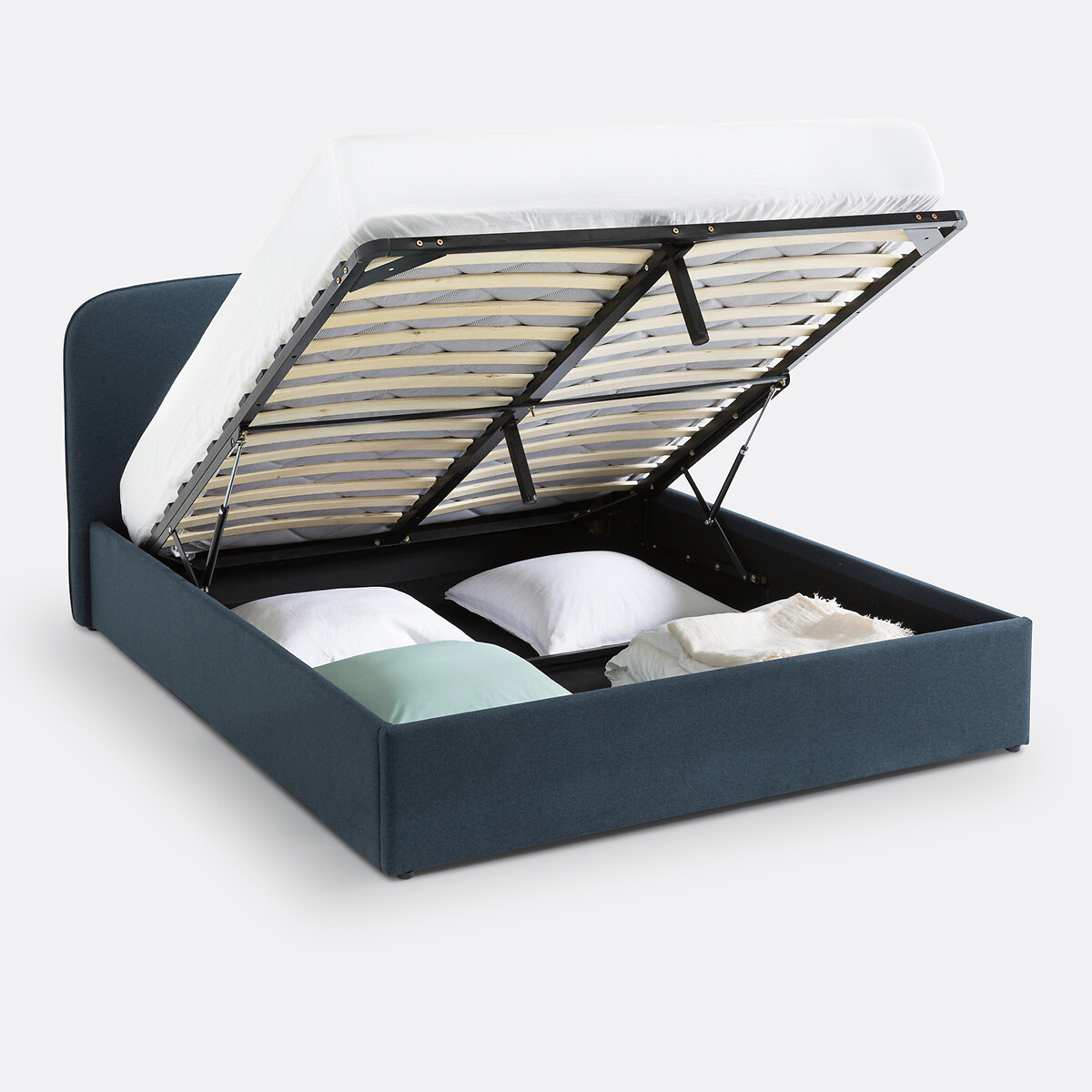 LA REDOUTE INTERIEURS<br>Cama baú com estrado de ripas rebatível, Conto
