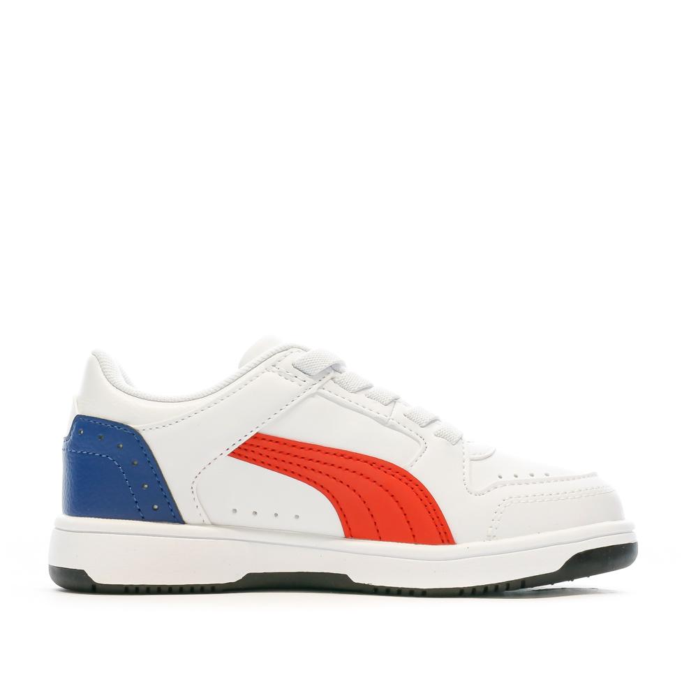Puma Baskets Bleu/Blanc/Rouge Garçon Puma Reb Joy