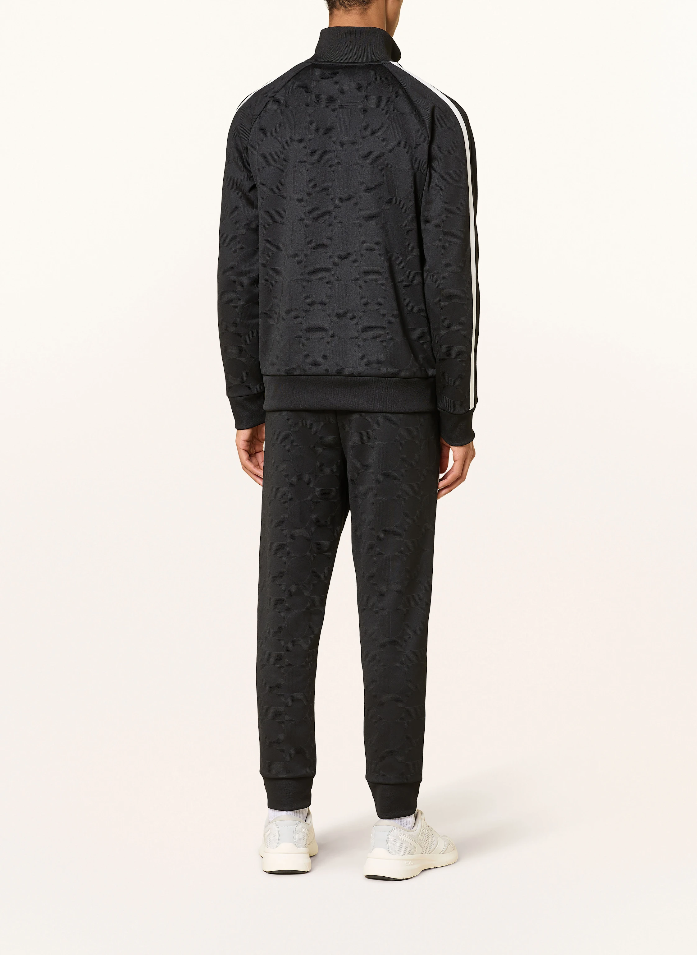 BOSS Sweatjacke SKARLEY mit Galonstreifen