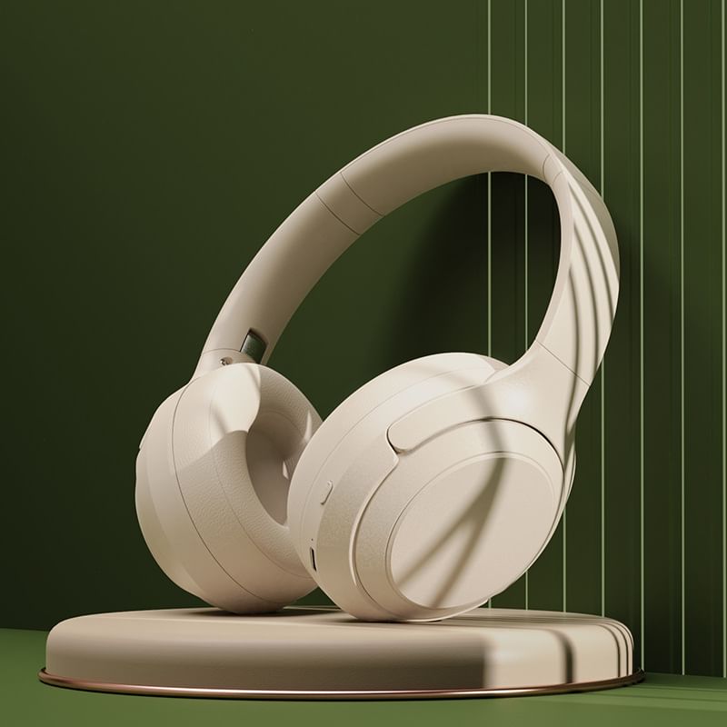 HOMTEC - USB oplaadbare Bluetooth-hoofdtelefoon