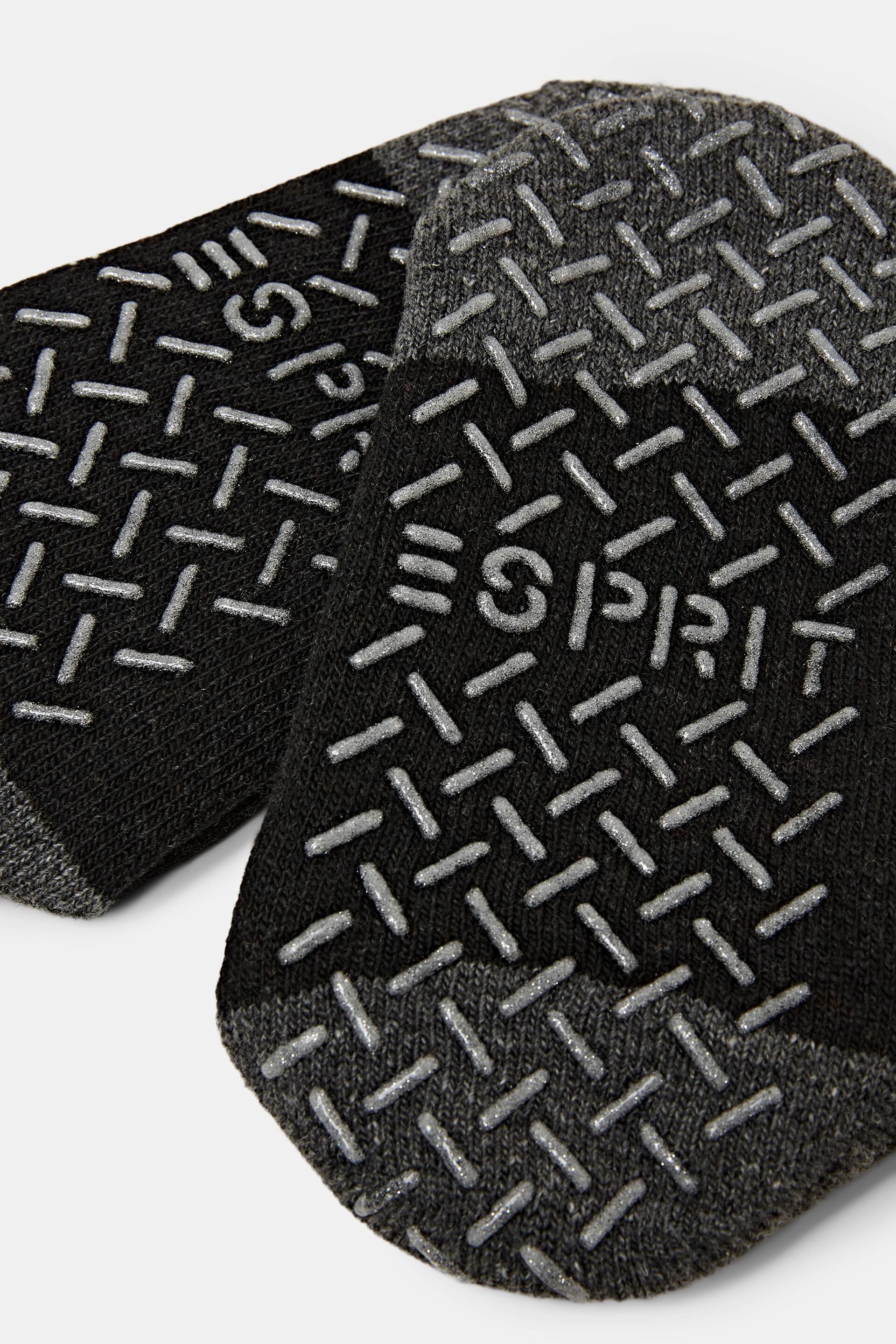 Chaussettes d’intérieur en laine mélangée à semelle antidérapante