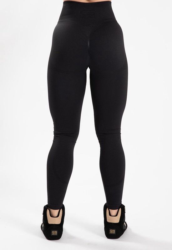 Gorilla Wear - Olivia Seamless Leggings - Zwart - Nylon/Spandex