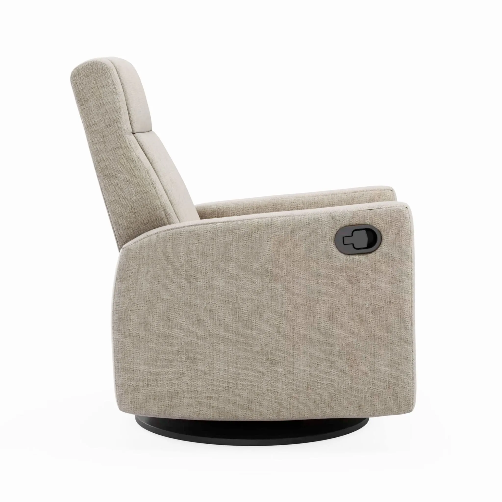 Jaymar BB Fauteuil Berçant et Pivotant Nelly - Breather Driftwood  Noir