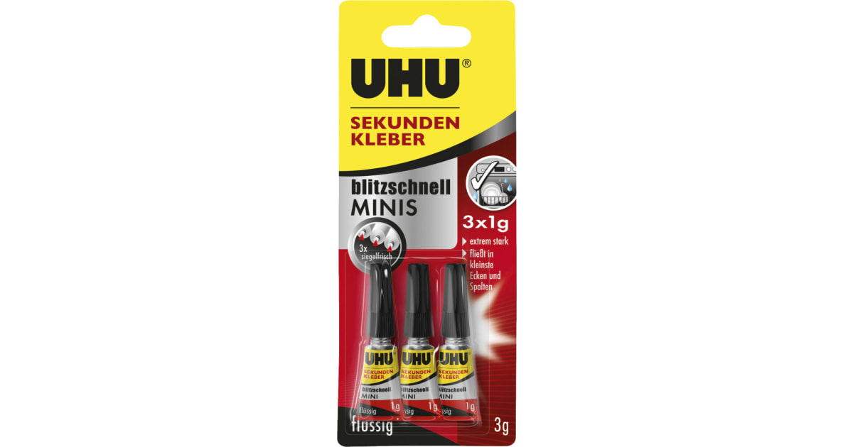 UHU Sekundenkleber Minis