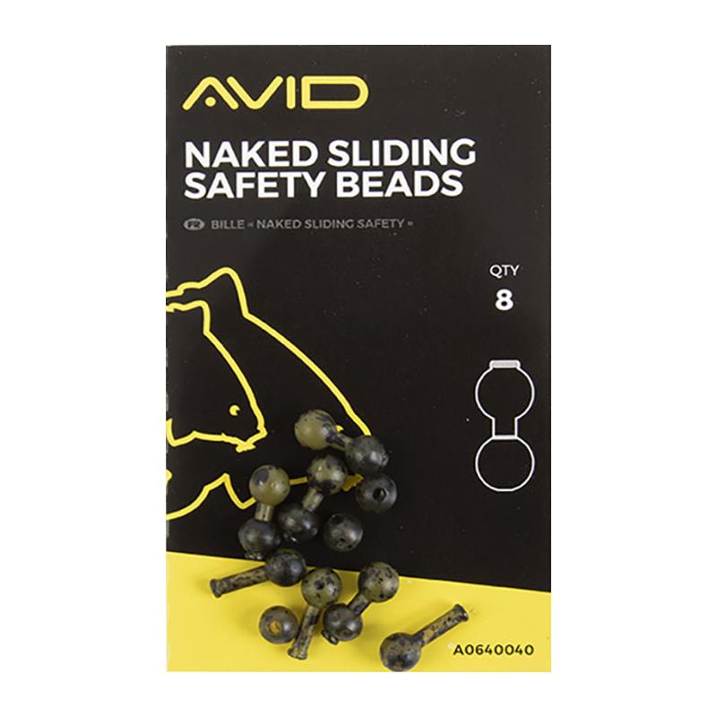 Perle Avid Carp Naked Sliding Safety Beads