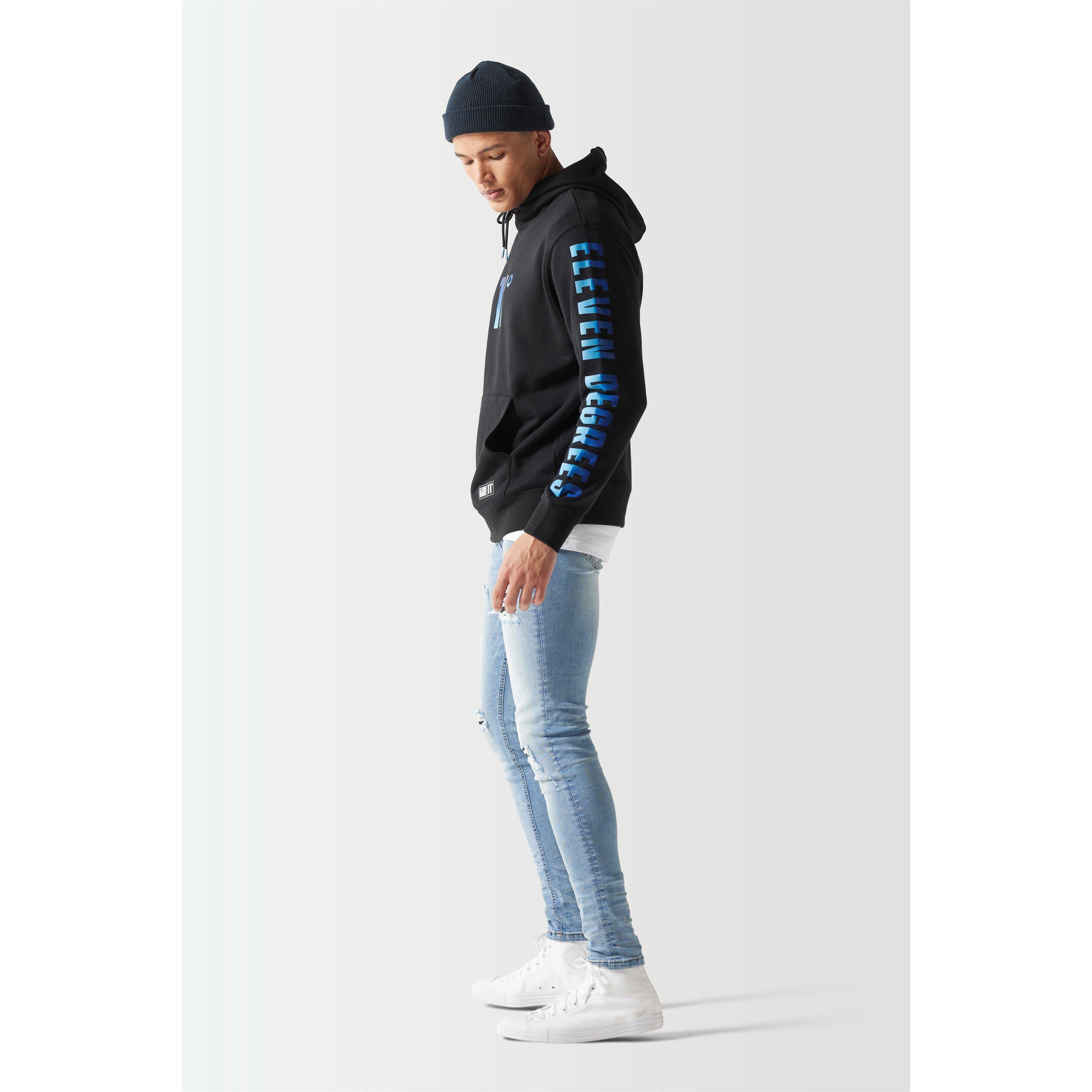 11 Degrees 11D Gradient Hoodie Black