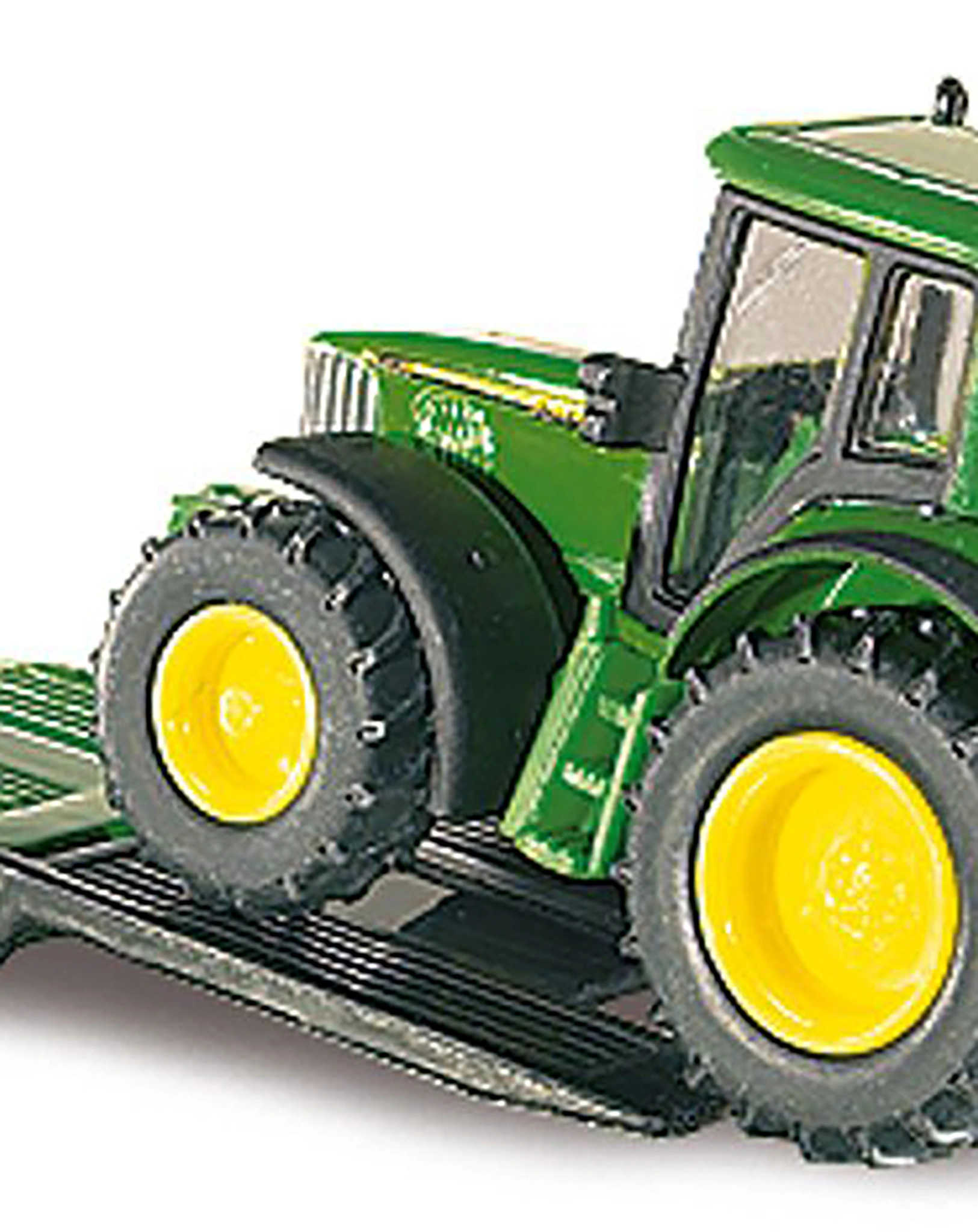 Tieflader mit John Deere Traktoren