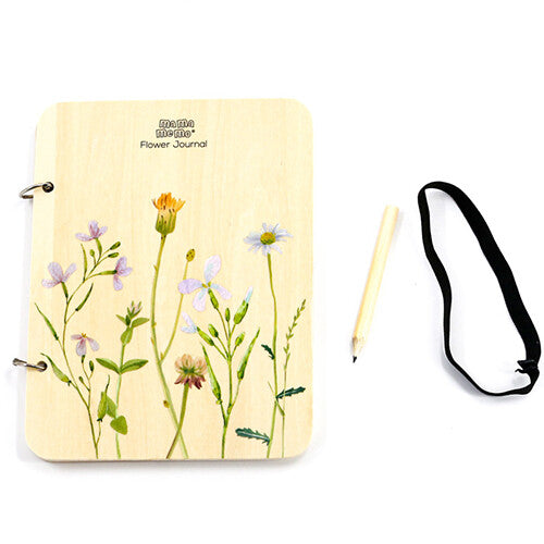 Mama memo dagboek voor gedroogde bloemen