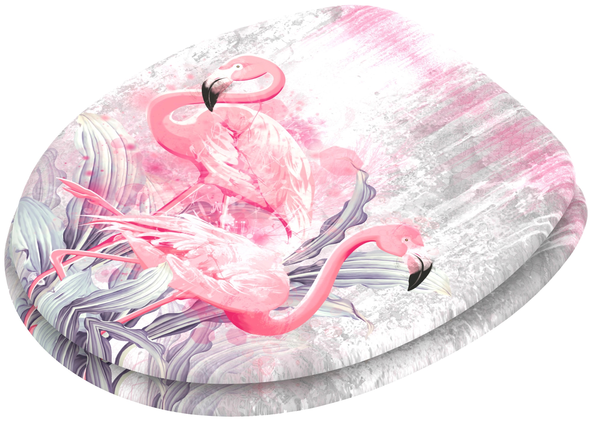 Sanilo WC-Sitz »Flamingo« mit Absenkautomatik, BxL: 37,7 x 42,0 - 47,0 cm