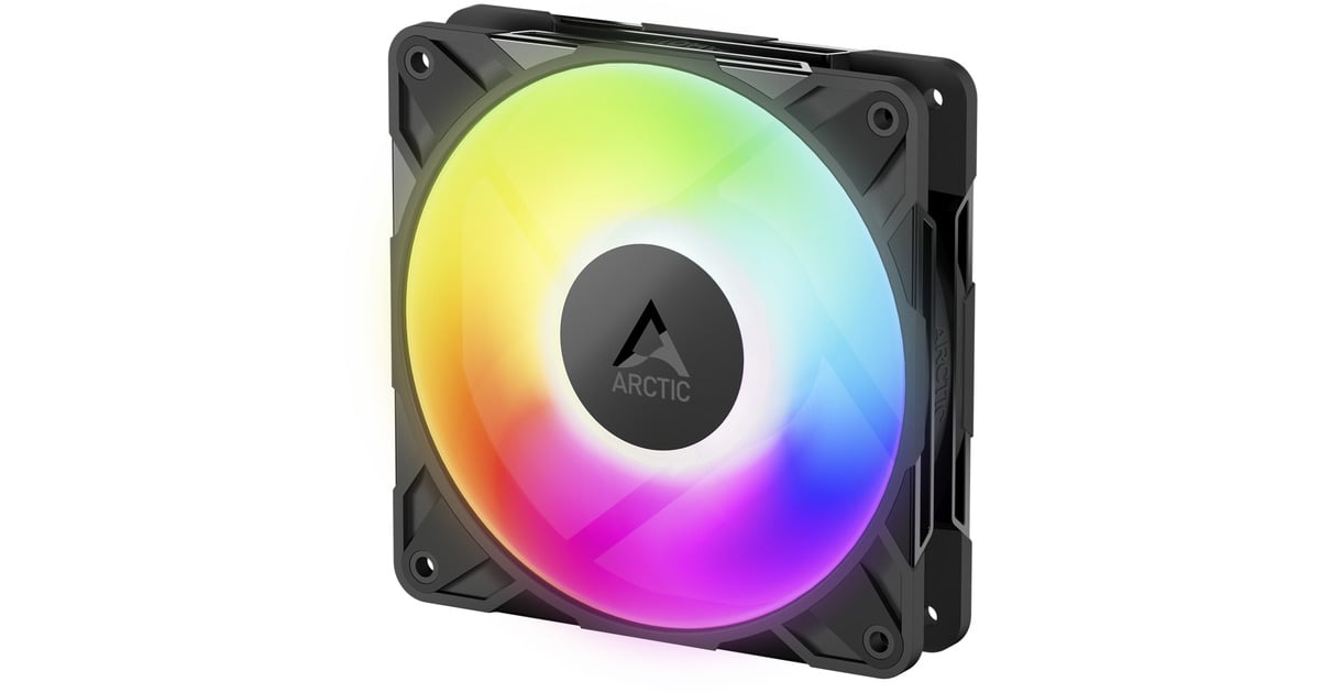 ARCTICP12 Pro A-RGB case fan  (Zwart, 120 x 120 x 25 mm, PWM)